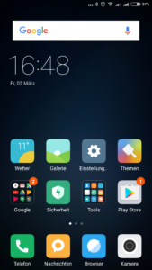 Xiaomi Redmi Note 4X System MIUI 1