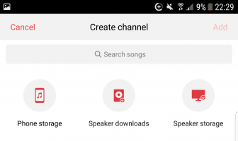 Xiaomi Network Speaker - Channels
