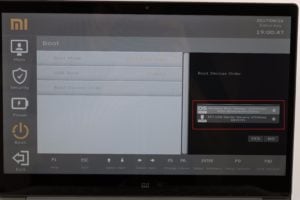 Windows installieren Mi Notebook Air 3