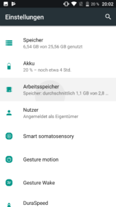 Oukitel K10000Max Android Settings