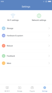 Xiaomi Mi WIFI Router App Einstellungen 2