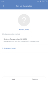 Xiaomi Mi WIFI Router einrichten 1
