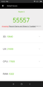 Xiaomi Redmi 5 Antutu