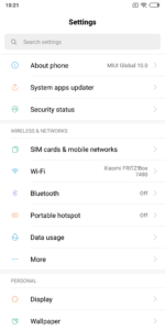 Xiaomi Redmi Note 5 MIUI 10 Test 4