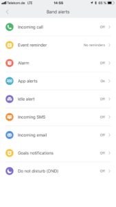 Xiaomi Mi Band 3 Testbericht Mi Fit App 1