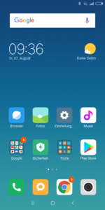 MIUI System Xiaomi Redmi 6