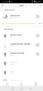 Yeelight 2nd Generation Smart Bulb Glühbirne Testbericht Screenshot Yeelight App Google Smart Home 6