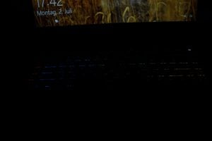Xiaomi Mi Gaming Notebook Testbericht Tastatur Beleuchtung 1