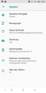 Umidigi A3 System Android 8 3