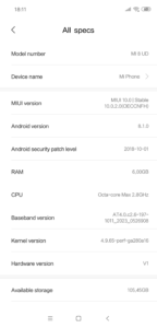 Xiaomi Mi 8 Pro Testbericht Screenshots 1