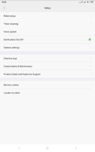 Roborock Xiaowa E35 App Einstellungen 2