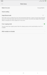 Roborock Xiaowa E35 App Einstellungen 3