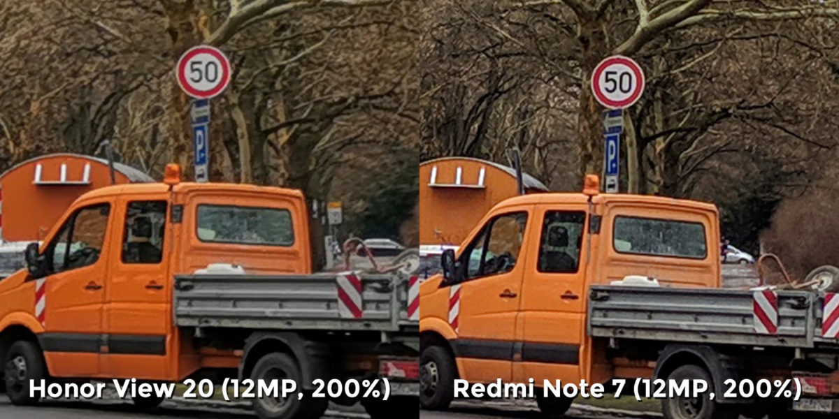 Kamera Vergleich honor view 20 vs redmi note 7 ausschnitt 2