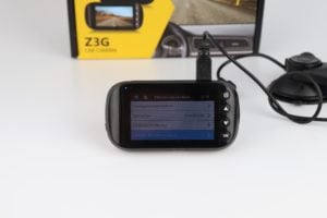 Z Edge Z3G Dashcam Funktionen Menü 2