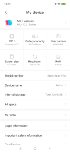 Redmi Note 7 Pro Testbericht Screenshots 9