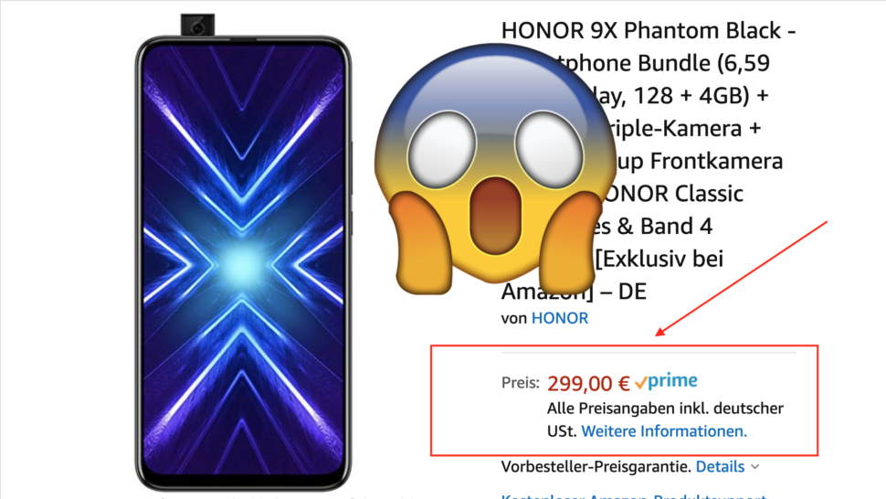 Huawei 9X Preis Amazon