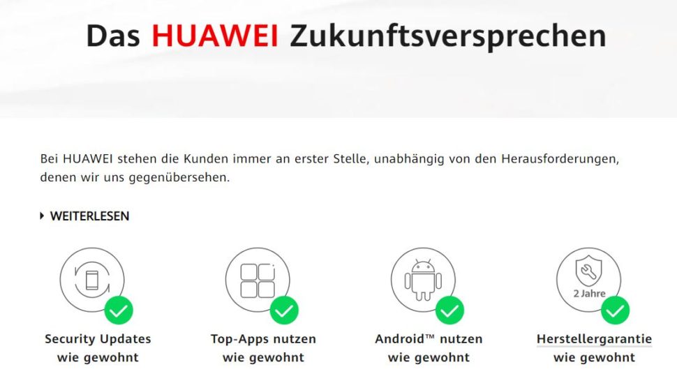 Huawei Zukunftsversprechen
