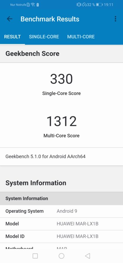Huawei P30 Lite New Edition Testbericht Benchmarks 6