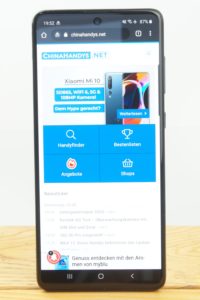 Samsung Galaxy A71 Testbericht Display 3