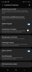 Samsung Galaxy A71 Testbericht Screenshot Display 11