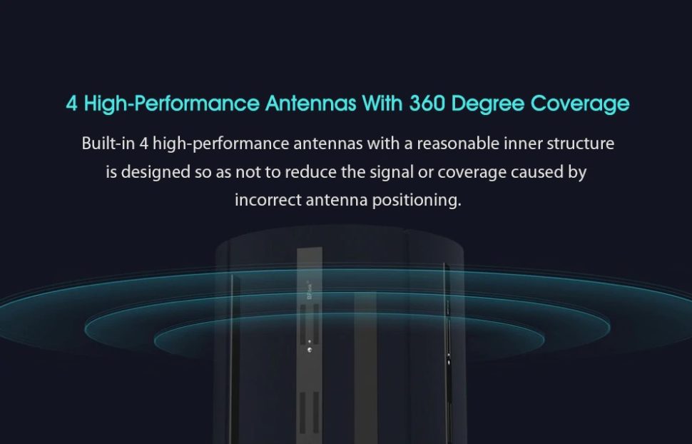 Xiaomi AC2100 Router Testbericht 4 antennen kopie