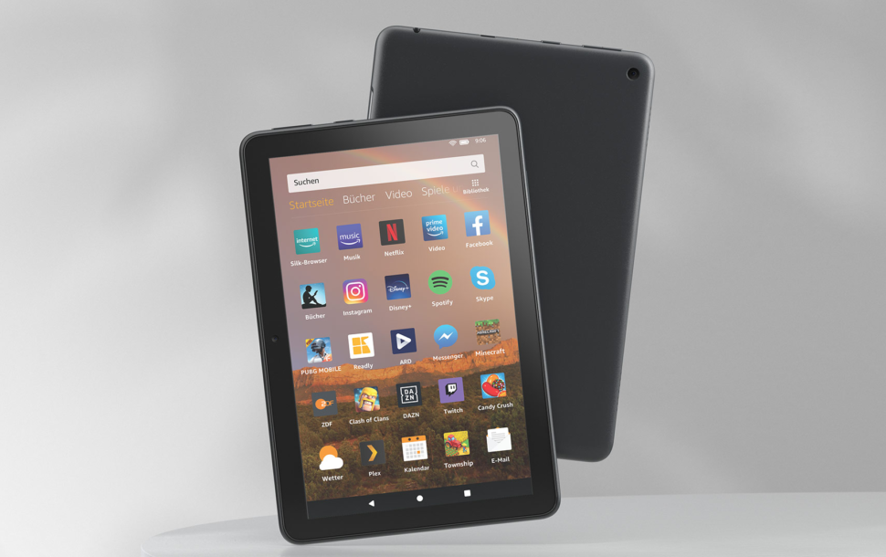 Amazon Fire HD8 Tablet display