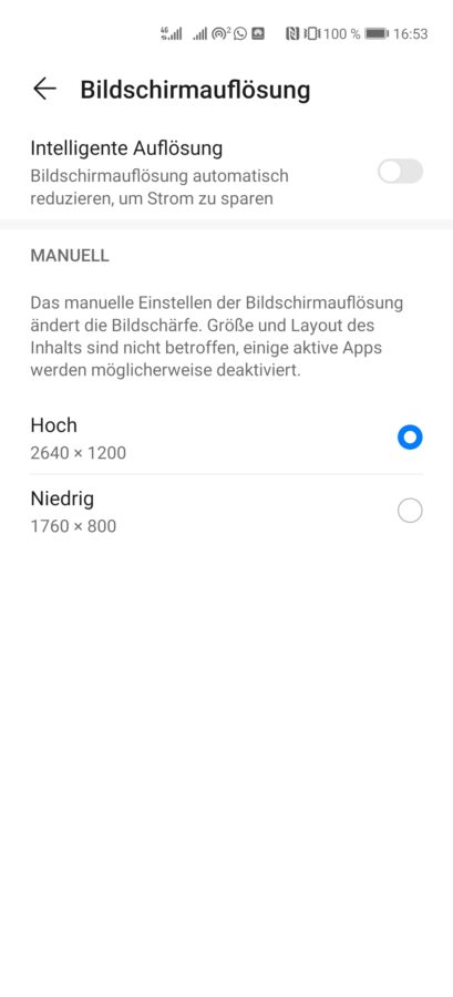 Huawei p40 pro 0529 165350 com.android.settings