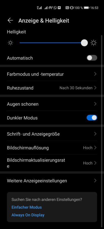 Huawei p40 pro 0529 165355 com.android.settings