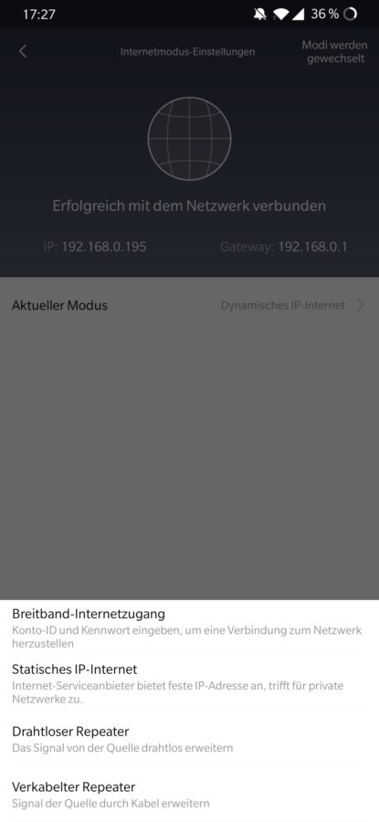 Xiaomi AX3600 Testbericht App 6