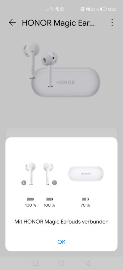 Huawei AI Life App with Magic Earbuds 4