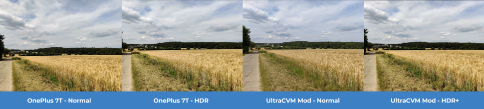 lossless Kamera Vergleich OnePlus 7T UltraCVM HDR