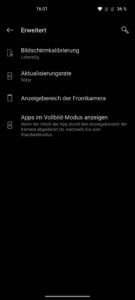 OnePlus Nord Testbericht Screenshot Display