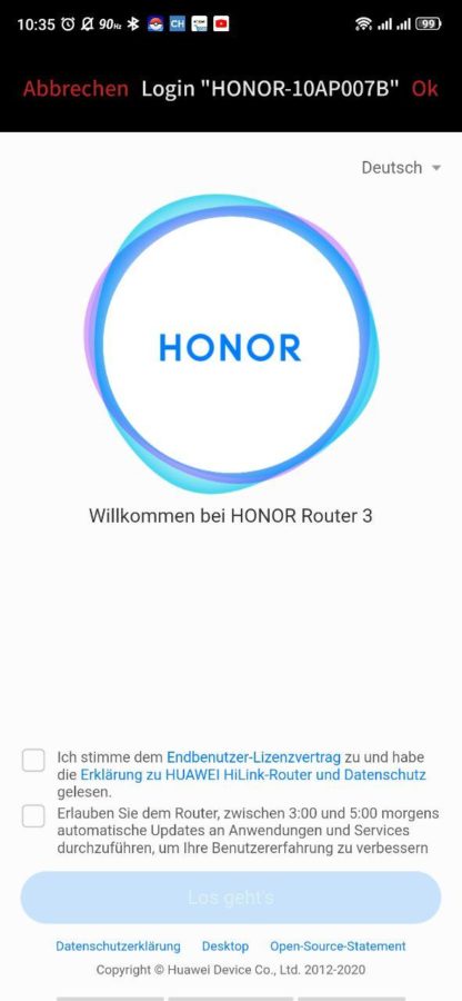Honor Router 3 Test App 2