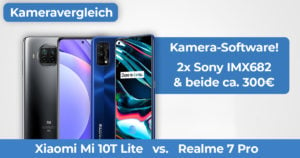 Mi 10T Lite vs Realme 7 Pro Kameravergleich Banner