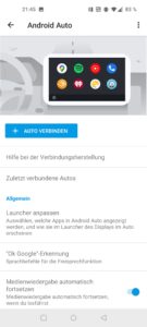 OnePlus 8T Testbericht Screenshots System Android Auto