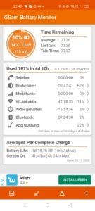 Realme 7 Pro Battery Stats