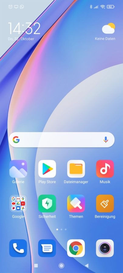 Standard MIUi 12 System auf Android 10 Basis 1