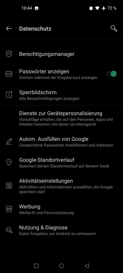 OnePlus Nord N10 5G Test Screenshot System 7