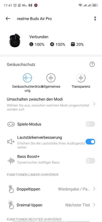 Realme Buds Air Pro Test Screen 5