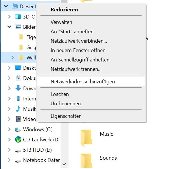 windows netzwerklaufwerk hinzufügen