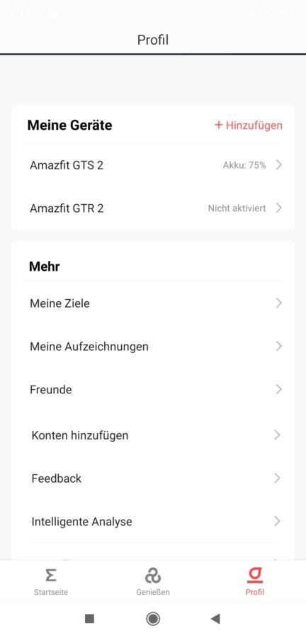 Amazfit GTS 2 Zepp App 02