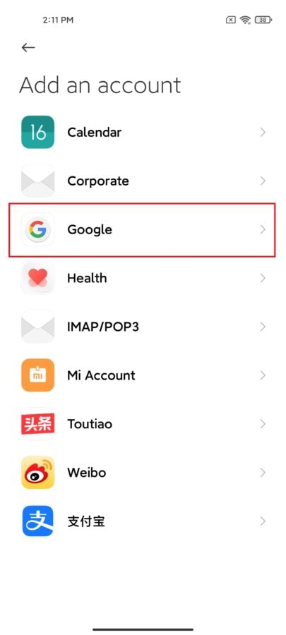 Google Playstore Xiaomi Mi 11 4 1