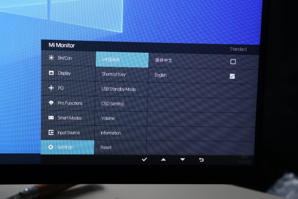 Einstellungen Xiaomi Mi Gaming Monitor 165 Hertz 5