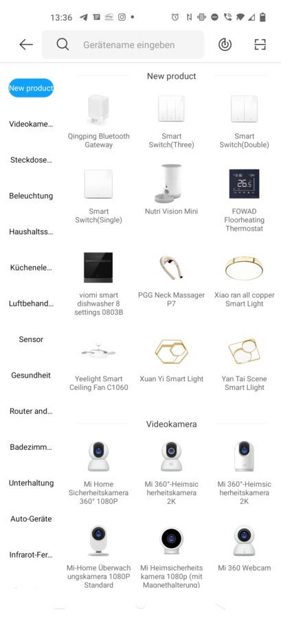 Xiaomi IOT Devices Mi Home 1