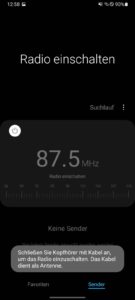 Samsung Galaxy A32 5G Testbericht Screenshot FM Radio