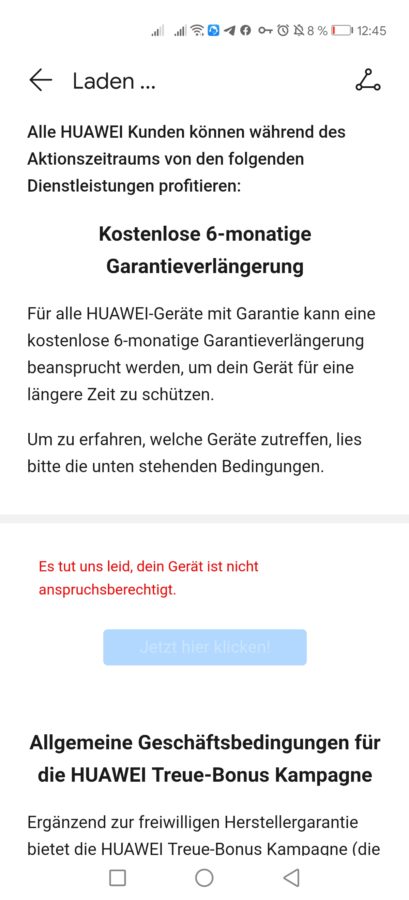 Huawei garantie verlaengern 6