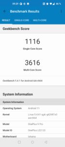 OnePlus 9 Pro Test Benchmark 2