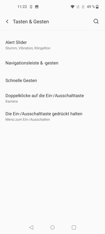 OnePlus 9 Testbericht Screenshot Alert Slider
