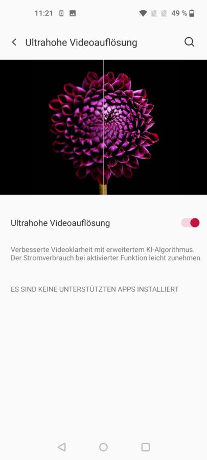 OnePlus 9 Testbericht Screenshot Display 3