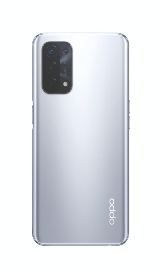 Oppo A74 5G Titelbild Space Silver
